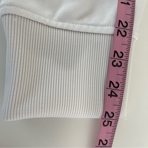 Express White Gray Argyle Full Zip Long Sleeve Jacket - Picture 15 of 15